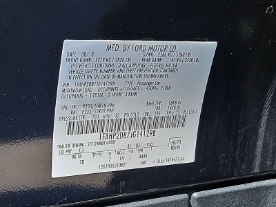 2018 Ford Taurus SE