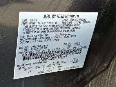 2018 Ford Taurus SE