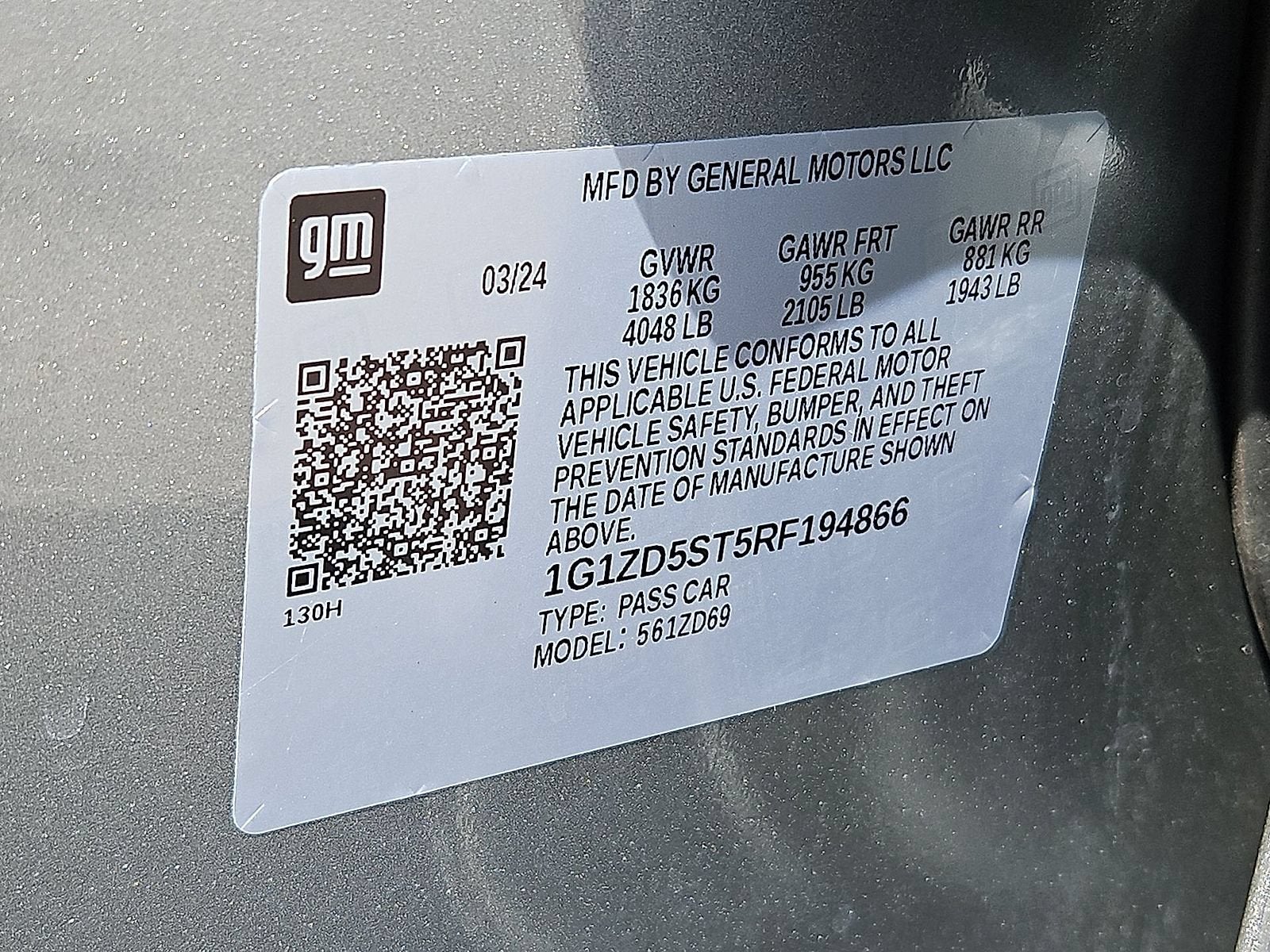 2024 Chevrolet Malibu 1LT