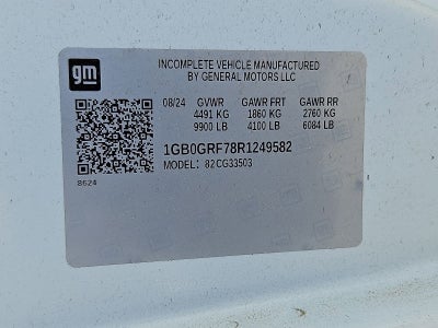 2024 Chevrolet Express Cutaway 3500 1WT