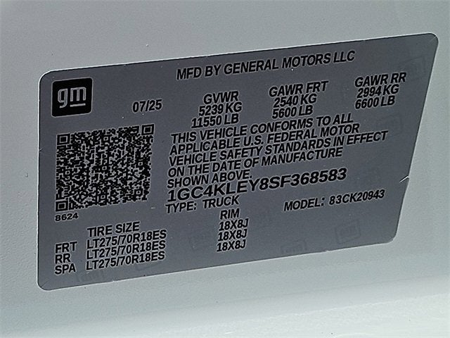 2025 Chevrolet Silverado 2500 HD WT