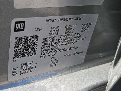2024 Chevrolet Silverado 1500 LT (2FL)
