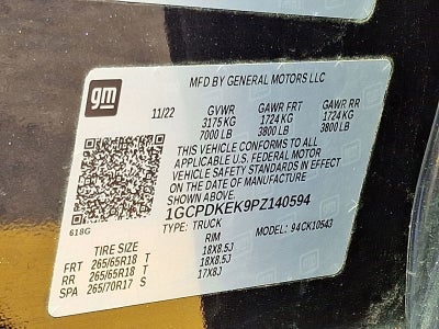 2023 Chevrolet Silverado 1500 LT (2FL)