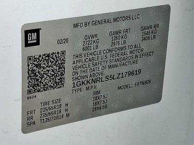 2020 GMC Acadia SLE