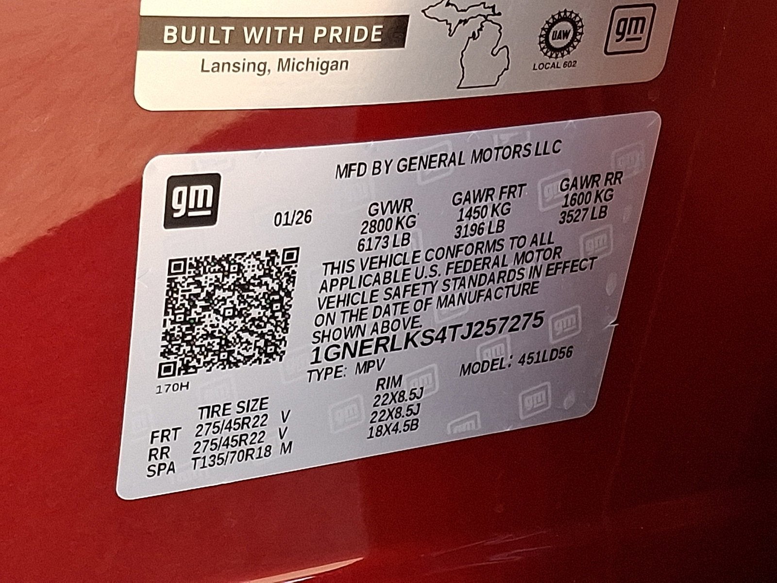 2026 Chevrolet Traverse RS