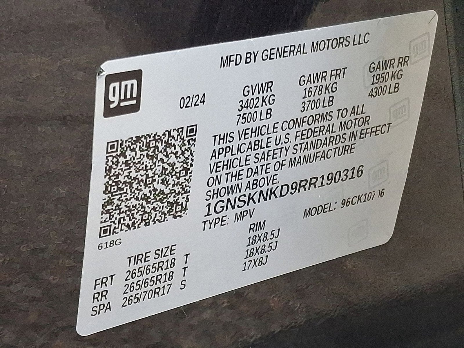 2024 Chevrolet Tahoe LT