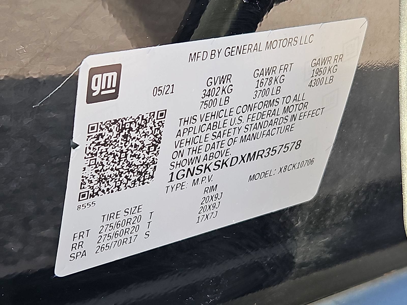 2021 Chevrolet Tahoe Premier