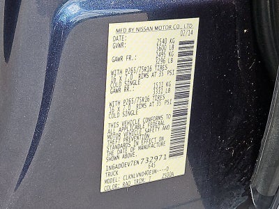 2014 Nissan Frontier PRO-4X