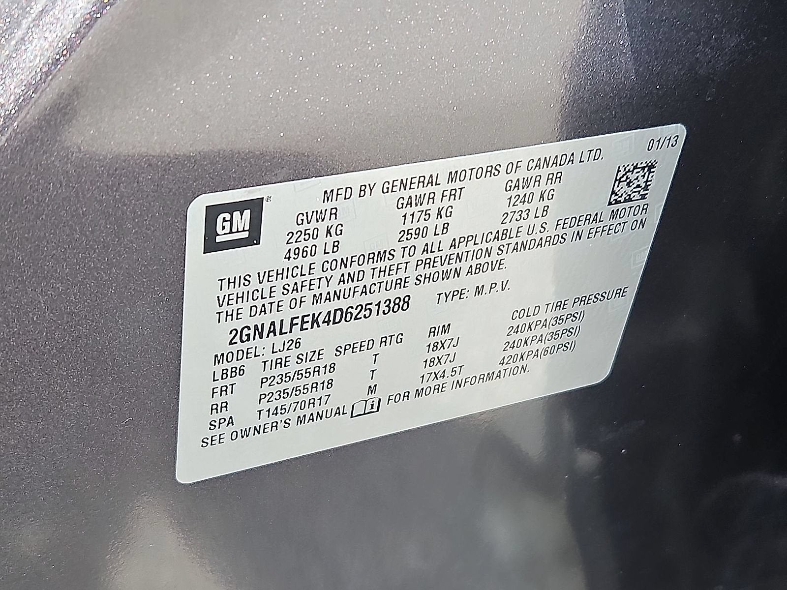2013 Chevrolet Equinox LTZ