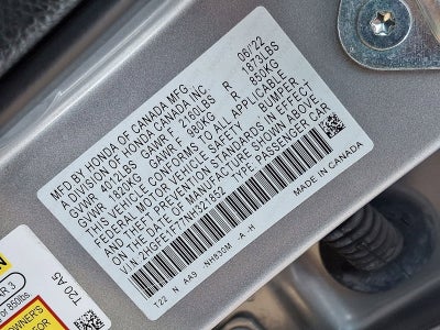 2022 Honda Civic Sedan EX