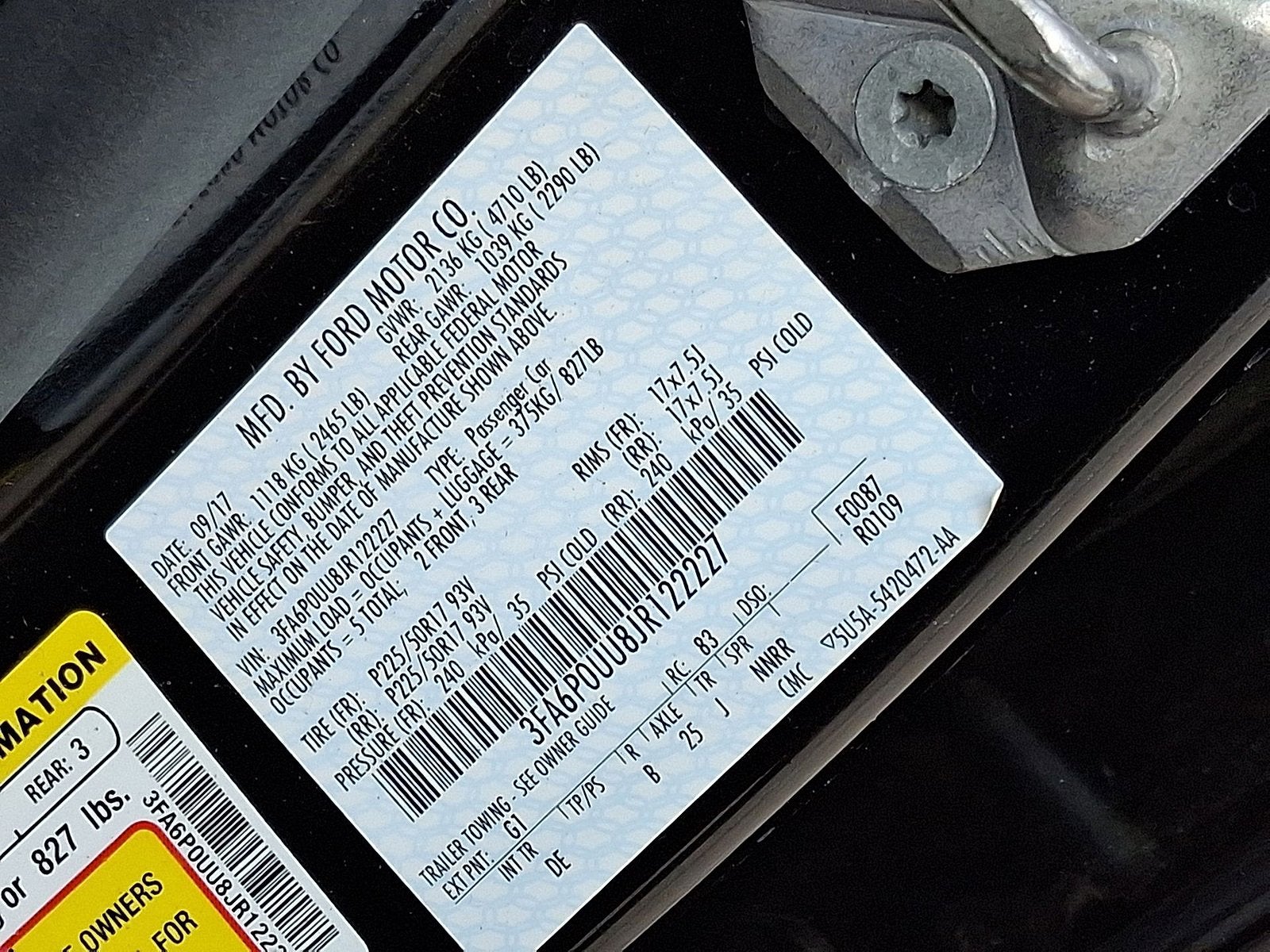 2018 Ford Fusion Hybrid S