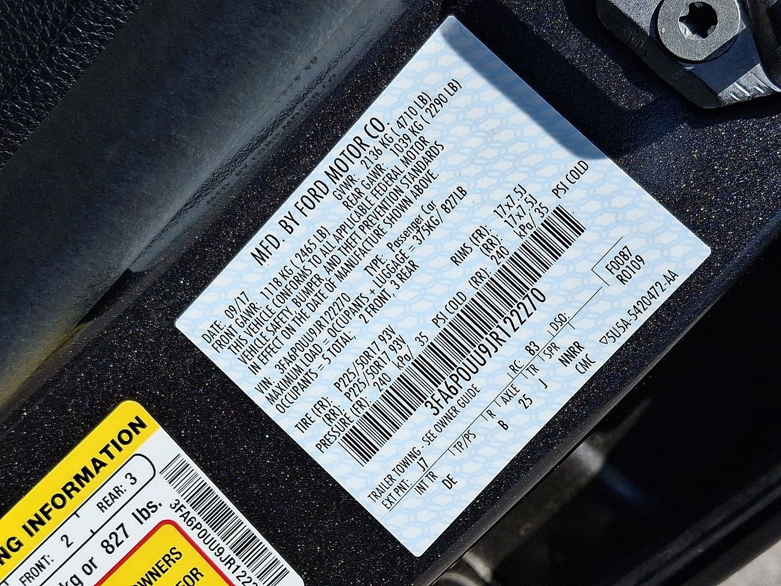 2018 Ford Fusion Hybrid S