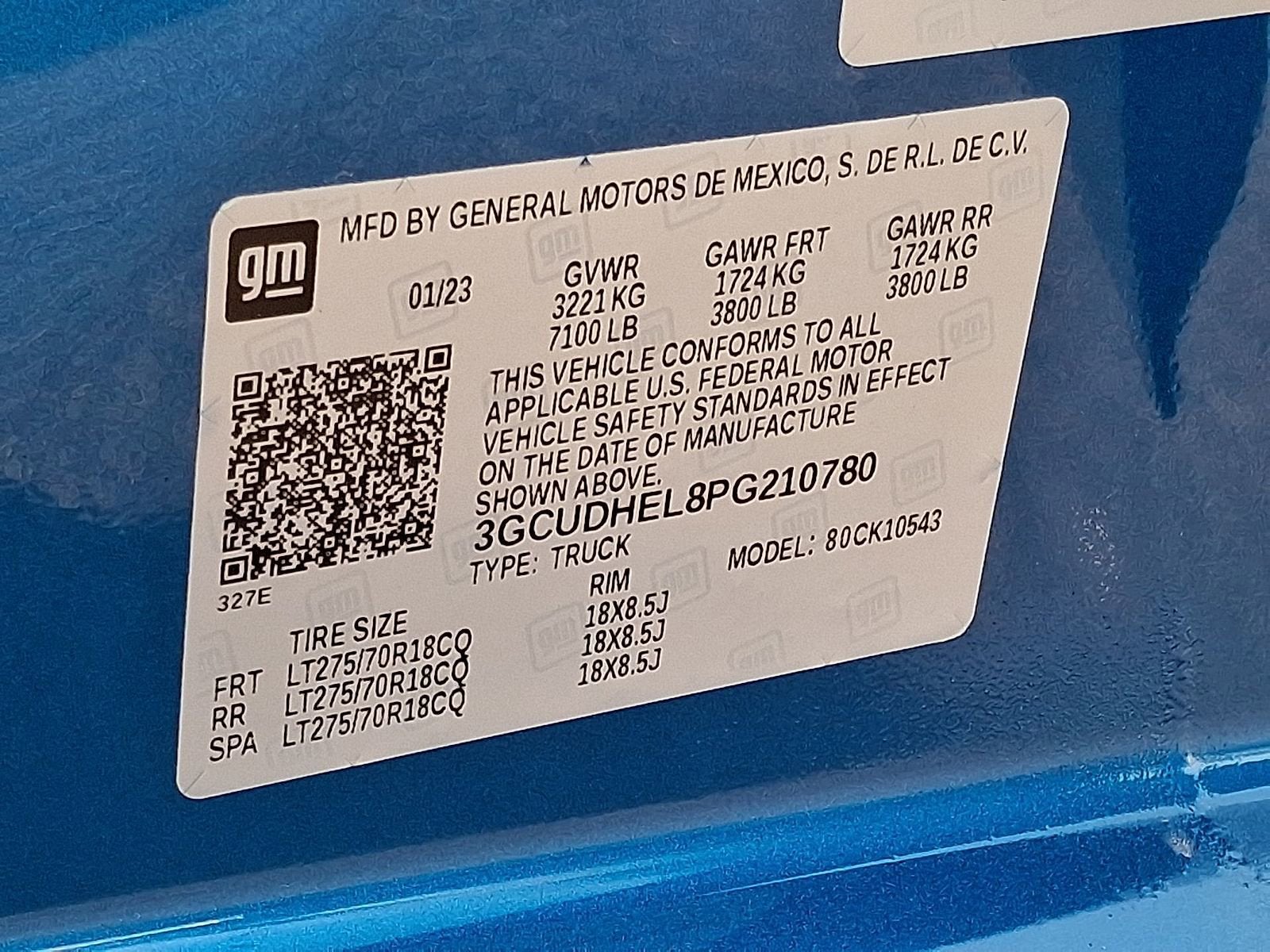 2023 Chevrolet Silverado 1500 ZR2