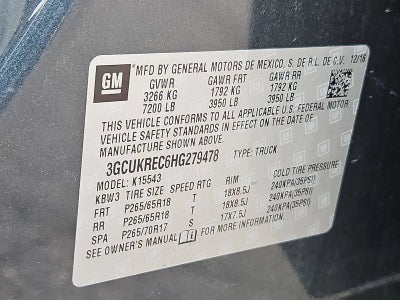 2017 Chevrolet Silverado 1500 LT