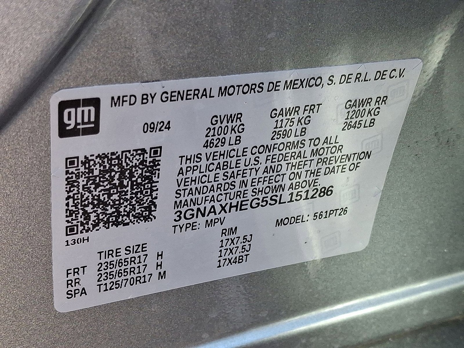 2025 Chevrolet Equinox LT