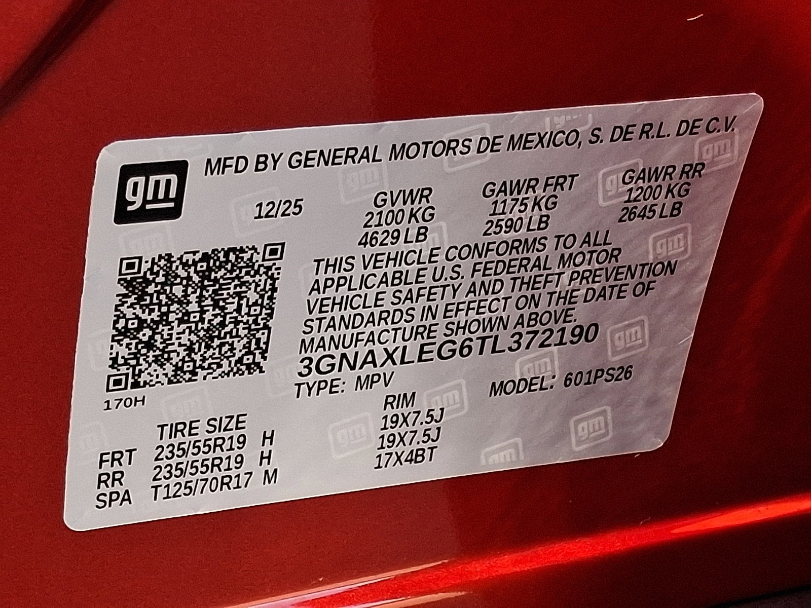 2026 Chevrolet Equinox RS