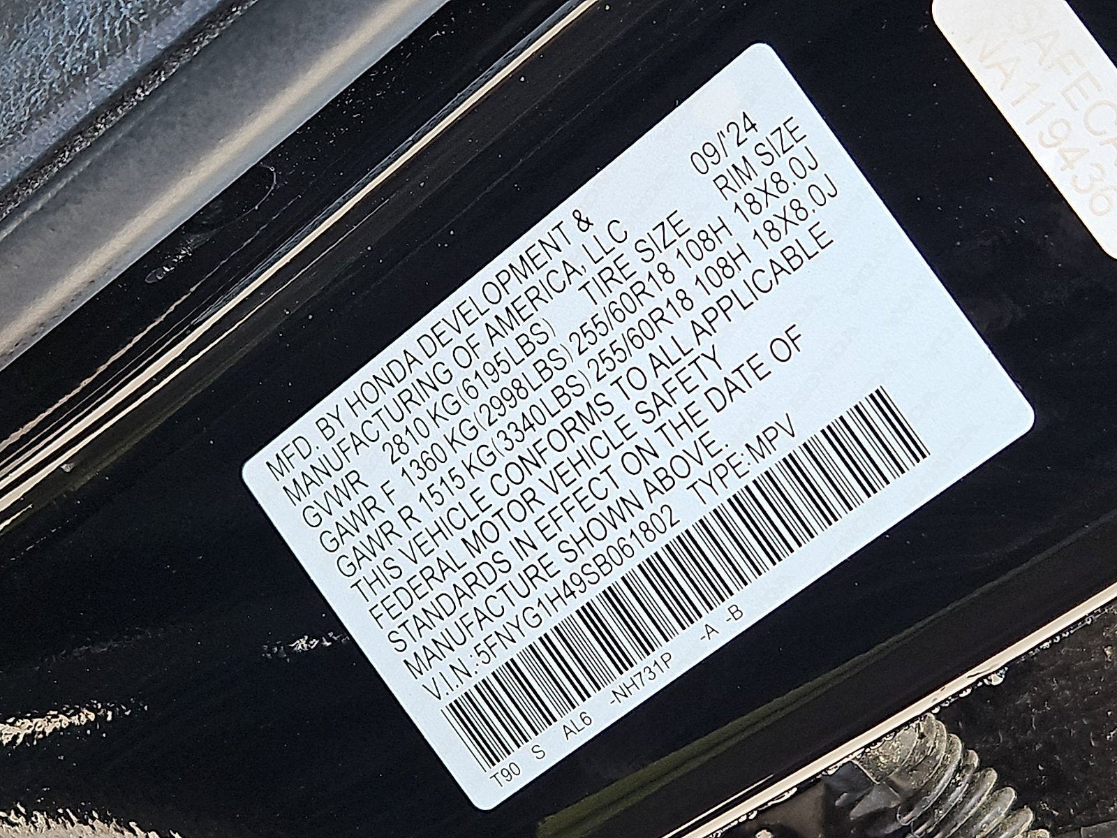 2025 Honda Pilot EX-L