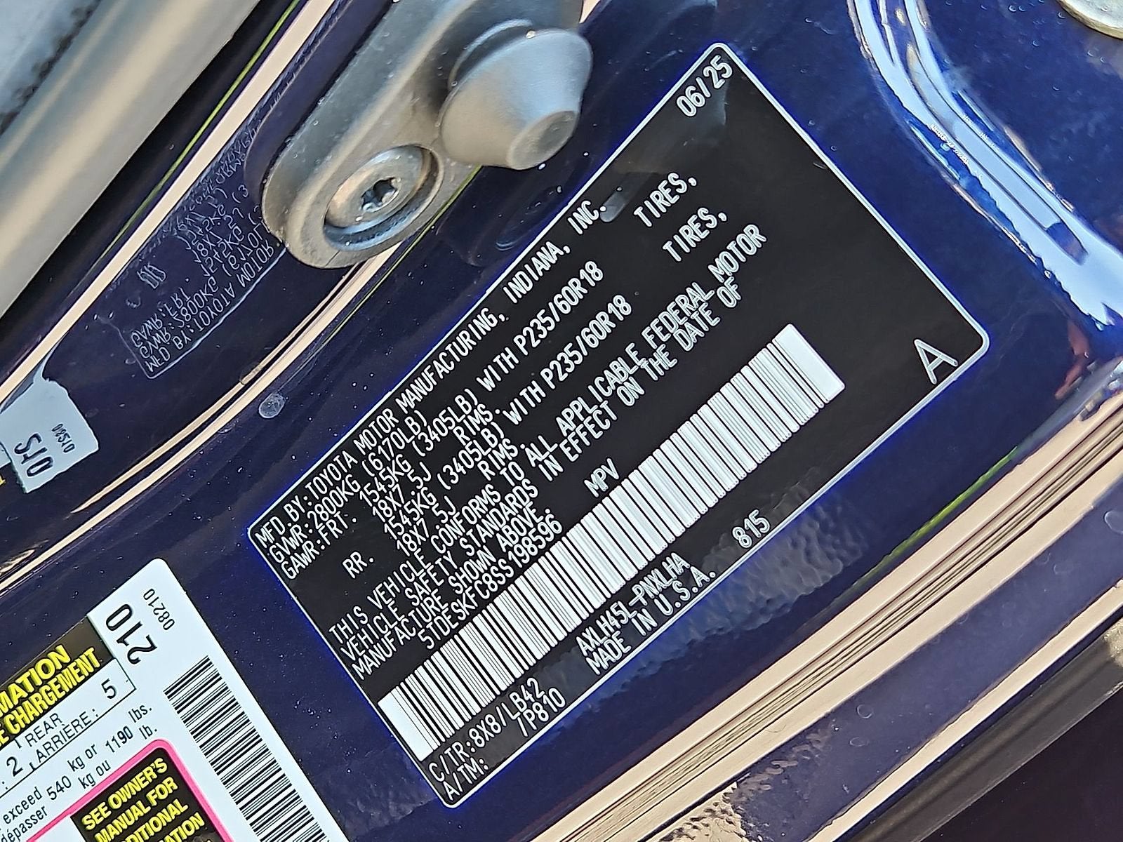 2025 Toyota Sienna Platinum