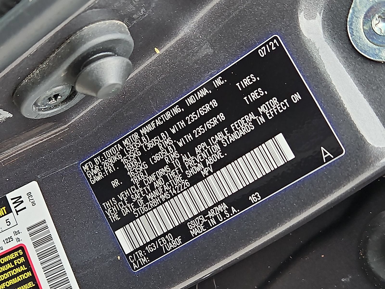 2021 Toyota Highlander XLE
