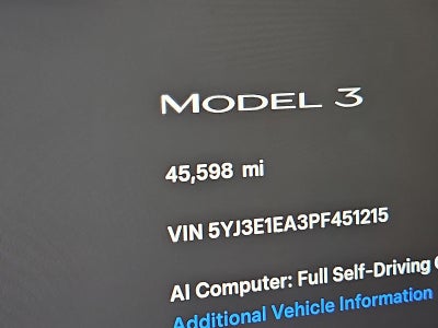 2023 Tesla Model 3 Rear-Wheel Drive
