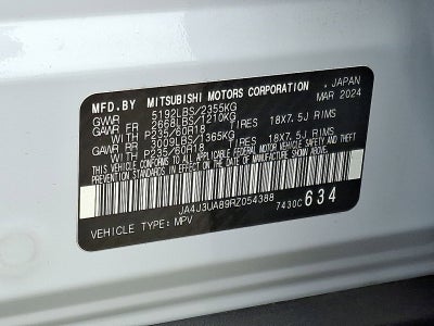 2024 Mitsubishi Outlander ES 2.5 2WD
