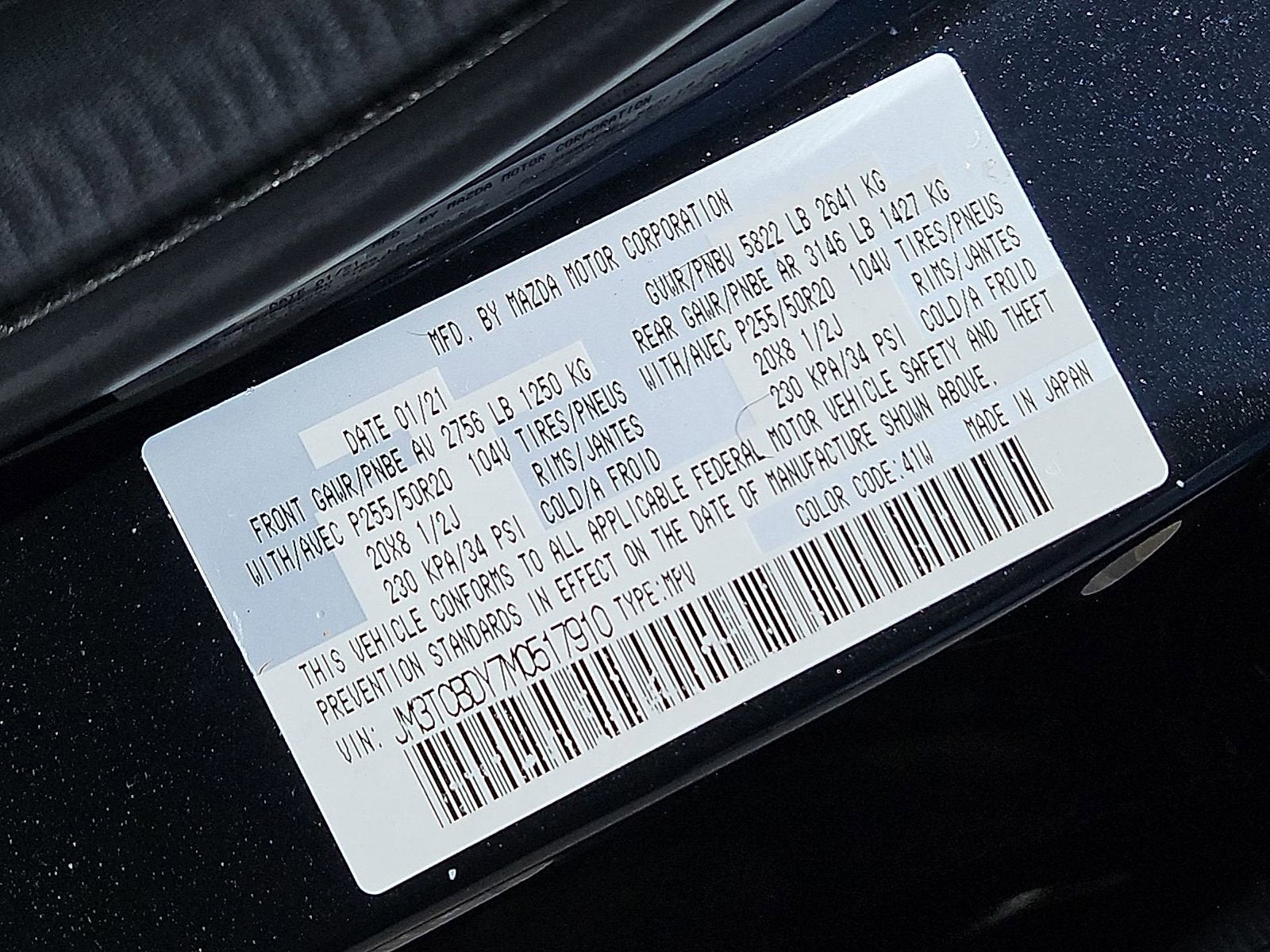 2021 Mazda Mazda CX-9 Grand Touring