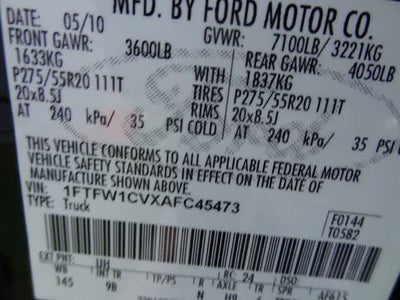 2010 Ford F-150 Platinum