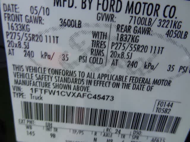 2010 Ford F-150 Platinum