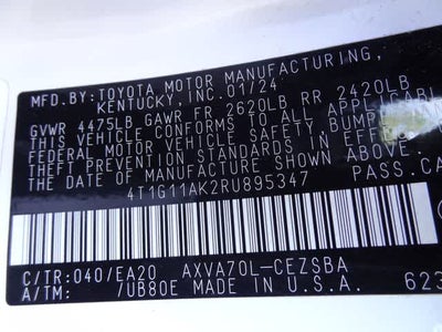 2024 Toyota Camry SE