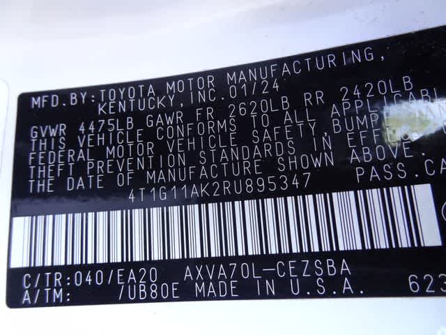 2024 Toyota Camry SE