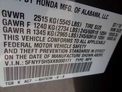 2019 Honda Pilot EX-L