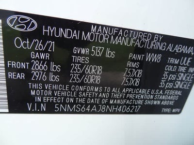 2022 Hyundai Santa Fe SEL