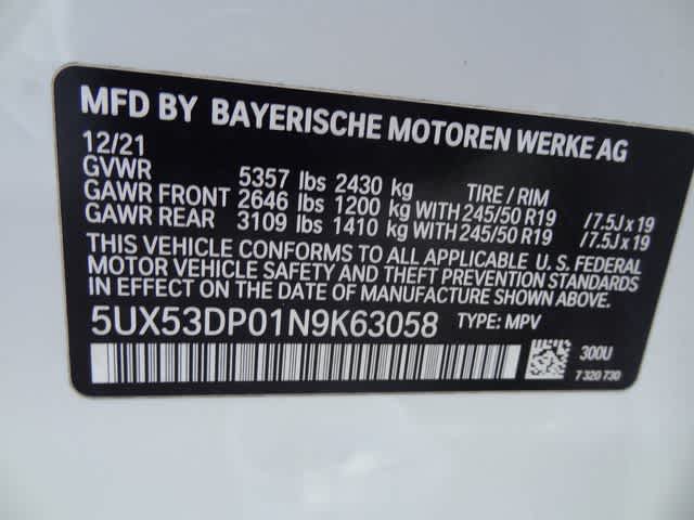2022 BMW X3 xDrive30i xDrive30i