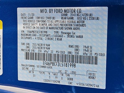 2020 Ford Mustang GT Premium