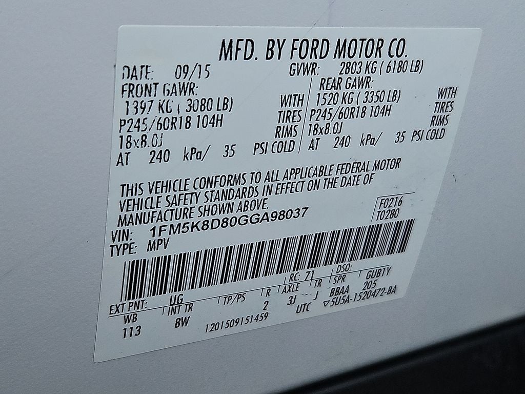 2016 Ford Explorer XLT