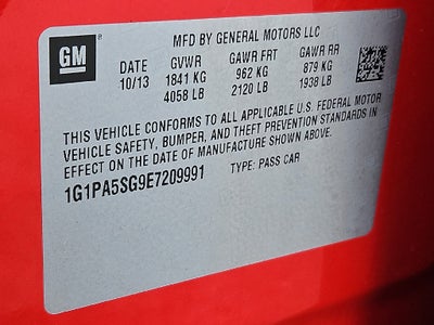2014 Chevrolet Cruze LS
