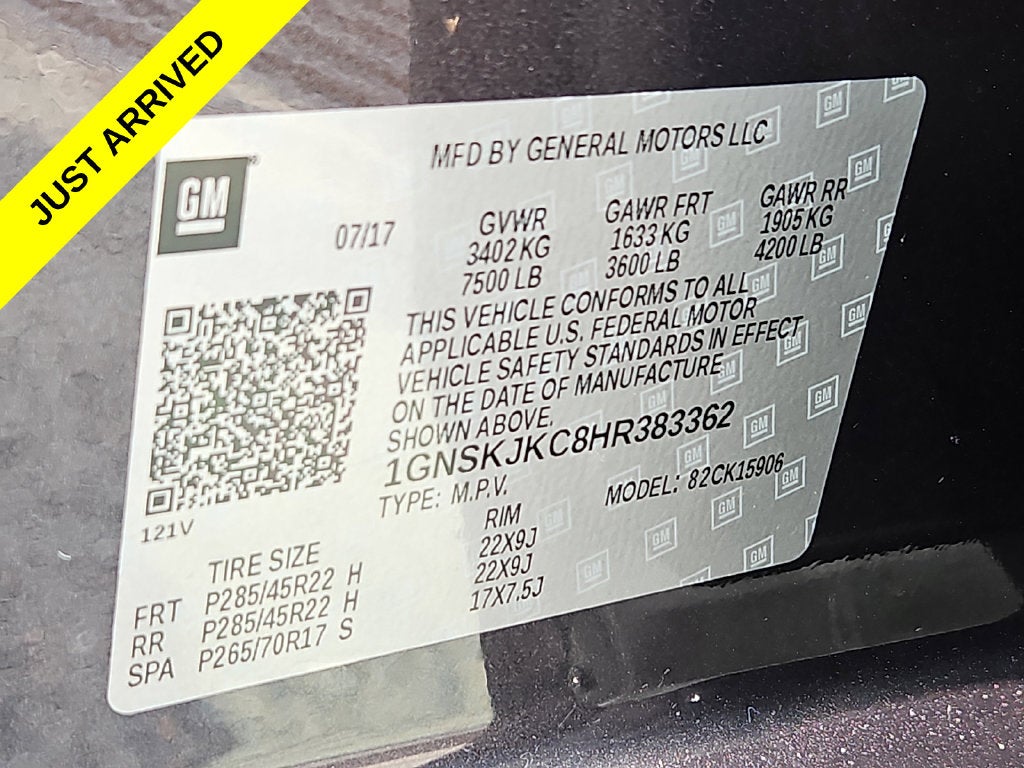 2017 Chevrolet Suburban Premier