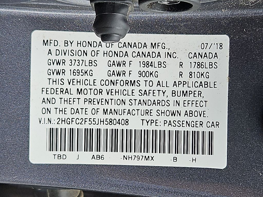 2018 Honda Civic Sedan LX
