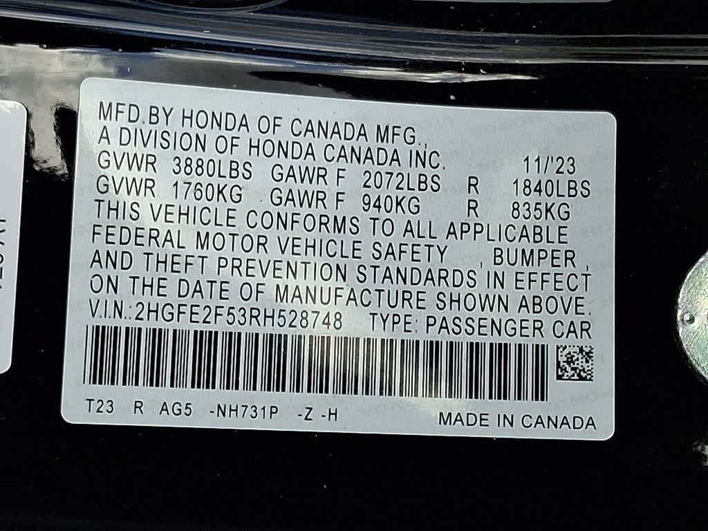 2024 Honda Civic Sport