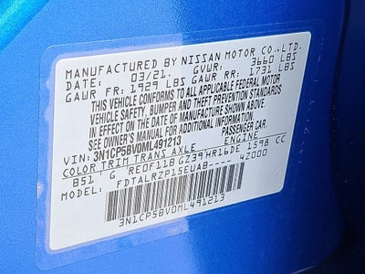 2021 Nissan Kicks S