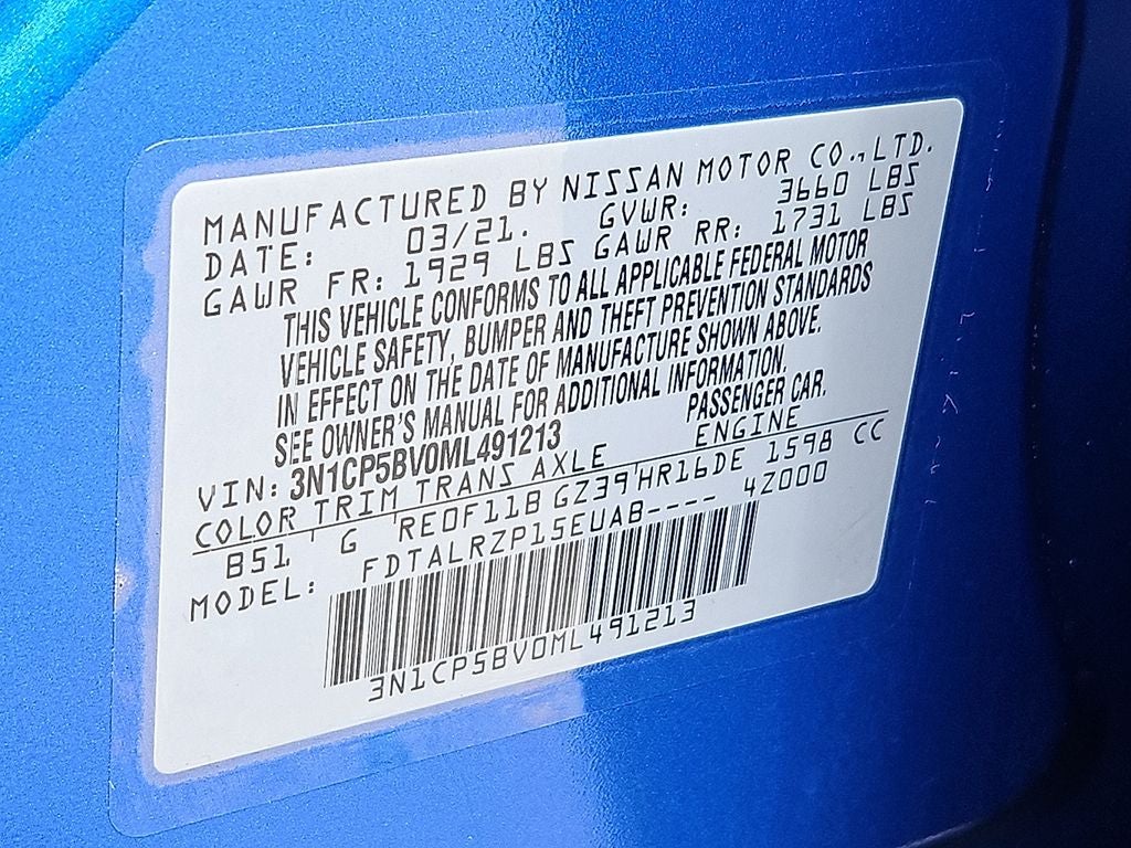 2021 Nissan Kicks S
