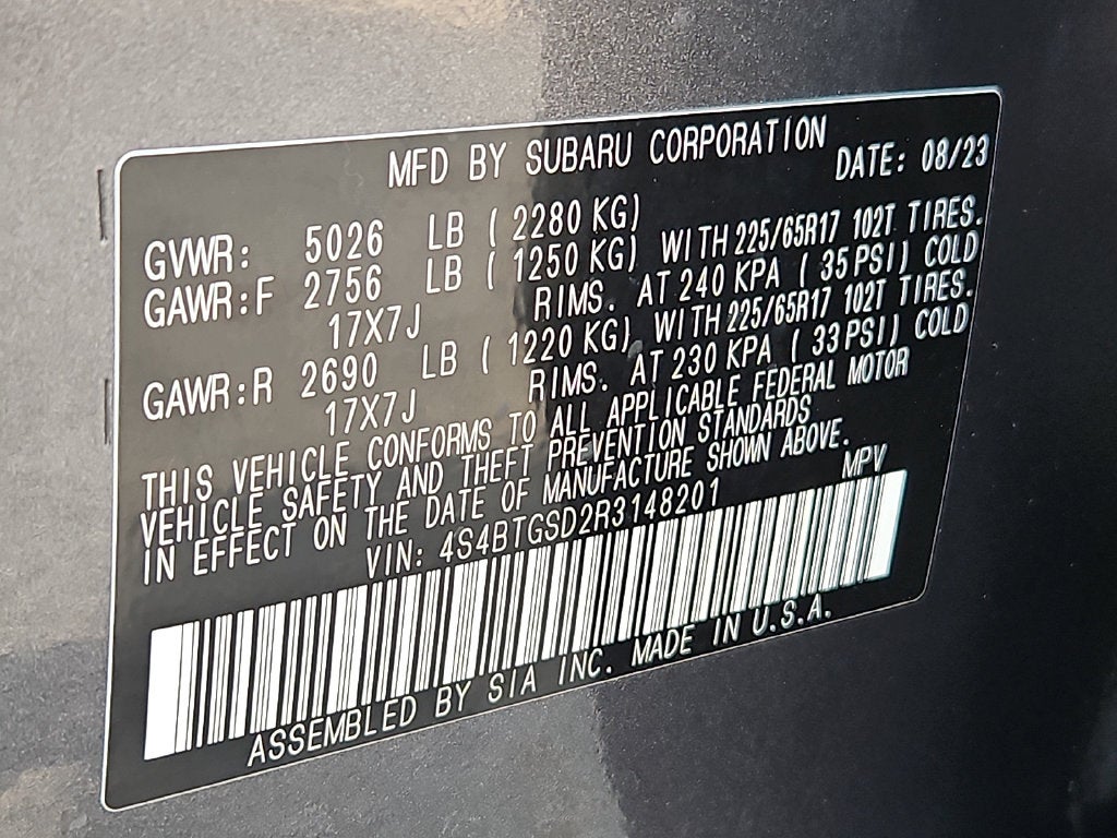 2024 Subaru Outback Wilderness