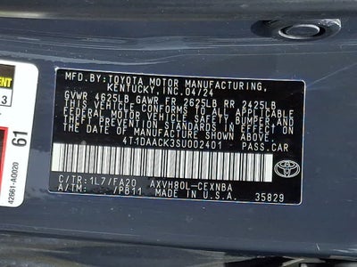 2025 Toyota Camry LE