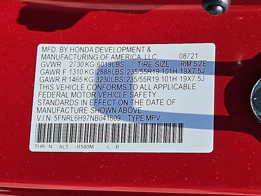 2022 Honda Odyssey Elite