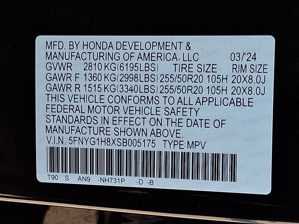 2025 Honda Pilot Elite