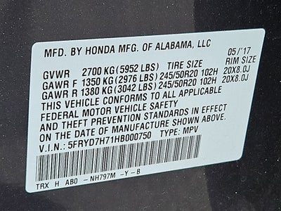 2017 Acura MDX Sport Hybrid w/Advance Pkg