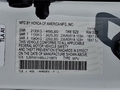 2018 Honda CR-V EX-L