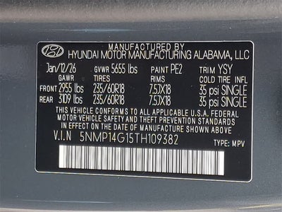 2026 Hyundai Santa Fe Hybrid SE