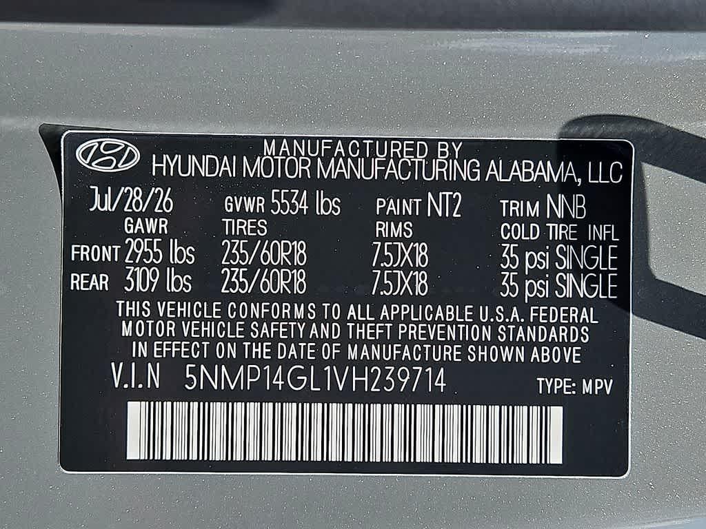 2027 Hyundai Santa Fe SE