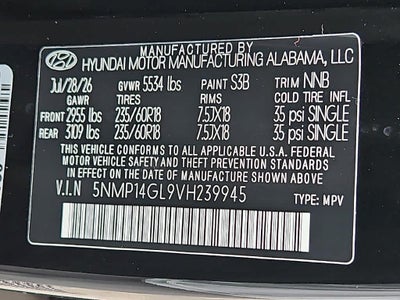 2027 Hyundai Santa Fe SE